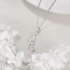 VONALA Ballerina/Cheerleader/Gymnastics 925 Sterling Silver Necklace Sports Pendant Jewellery Gifts