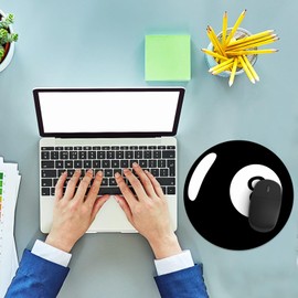 Mauspad für Maus, PC oder Laptop – Kugel 8. Für alle guten Billard-/Poolspieler, die wissen, dass Glück, Zufall und Schicksal auf ihrer Seite sind.