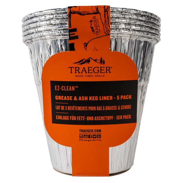 Traeger Liner KEG Grease & ASH 5 Pack BAC608