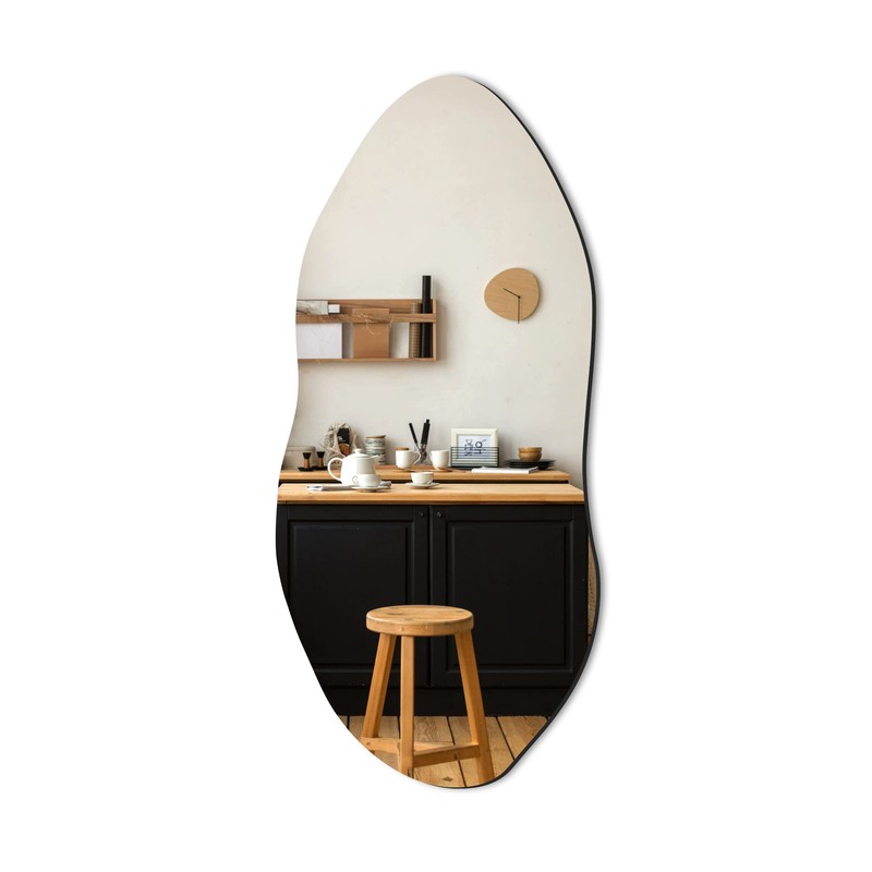 Delma Irregular Wall Mirror for Wall, Entryway, Bedroom, Asymmetrical Mirror