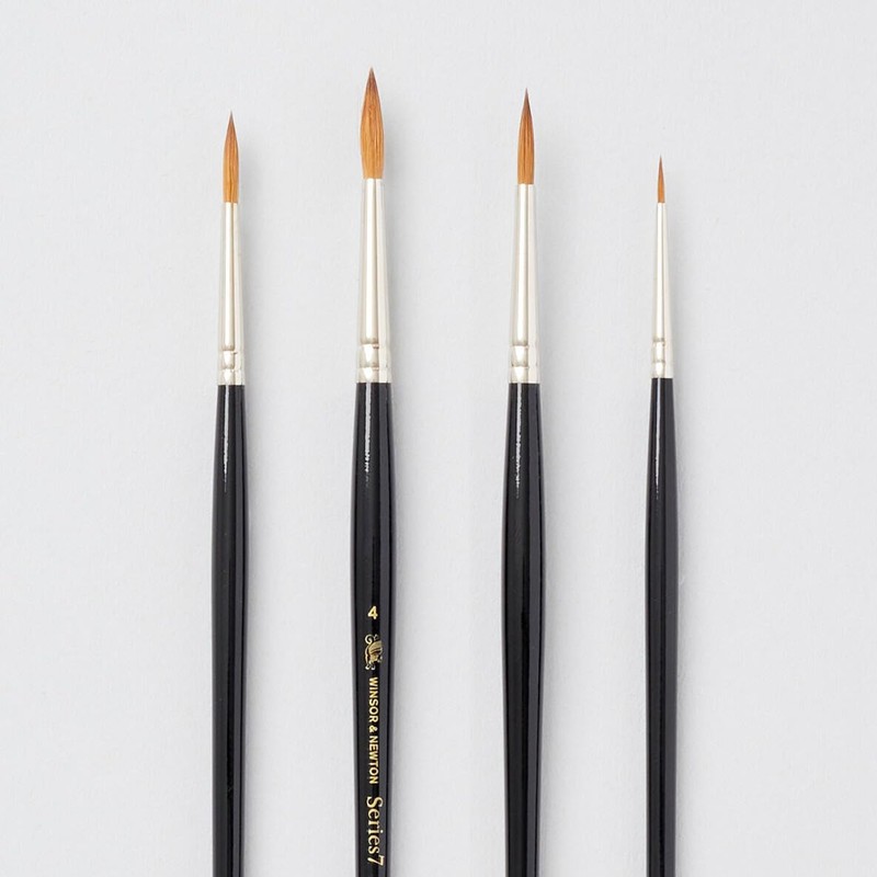 WINSOR & NEWTON Series 7 KOLINSKY Sable Brush Wallet Set