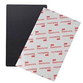 Non Slip Self Adhesive Silicone Pad, 2-Piece Anti-Skid Pad Furniture and Floor Protectors (5.9x11.81 inches) Black