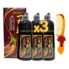 3 Pz Shampoo Tinte Instantáneo Cubre Canas Natural Jengibre