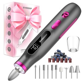Professional Nail Drill,Electric Nail File kit for Acrylic Gel Nails,Electric Manicure and Pedicure Tools,10 Speeds Nail Care Gift for Trimmer,Grinder,Buffer