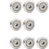 8 Pieces 3D Printer CNC Clear Polycarbonate Wheel Plastic Pulley