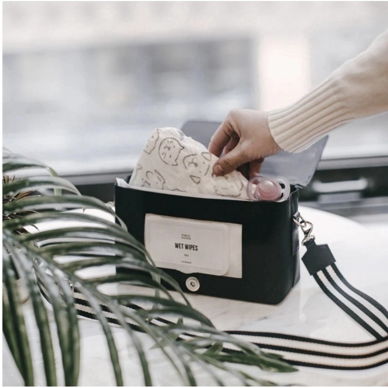 Tote Savvy Crossbody Mini Diaper Bag Wipes Pads Essentials Purse