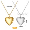 Anebake 2pzs Collar Dije Corazón Para Parejas Fotos Acero Inoxidable,regalos
