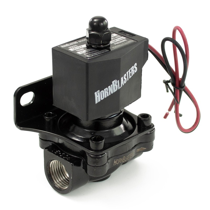 HornBlasters 1/2" 12v Stainless Steel Electric Air Valve