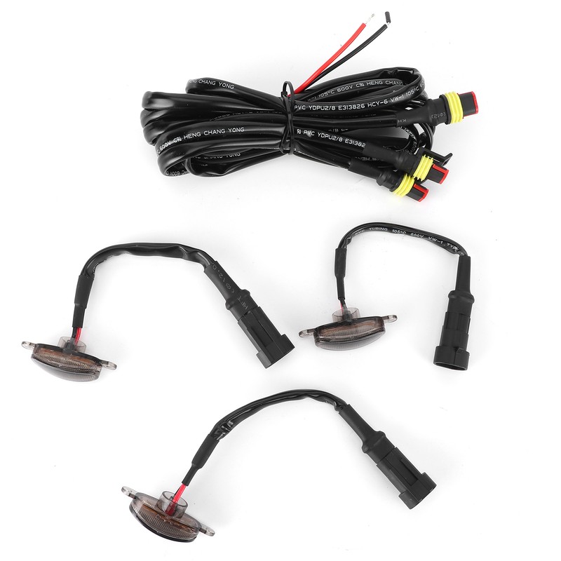 LED Front Grille Running Light Smog Warning Lamp Fit for