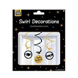 PD-Party 7023301 Swirls Decoration, Gold