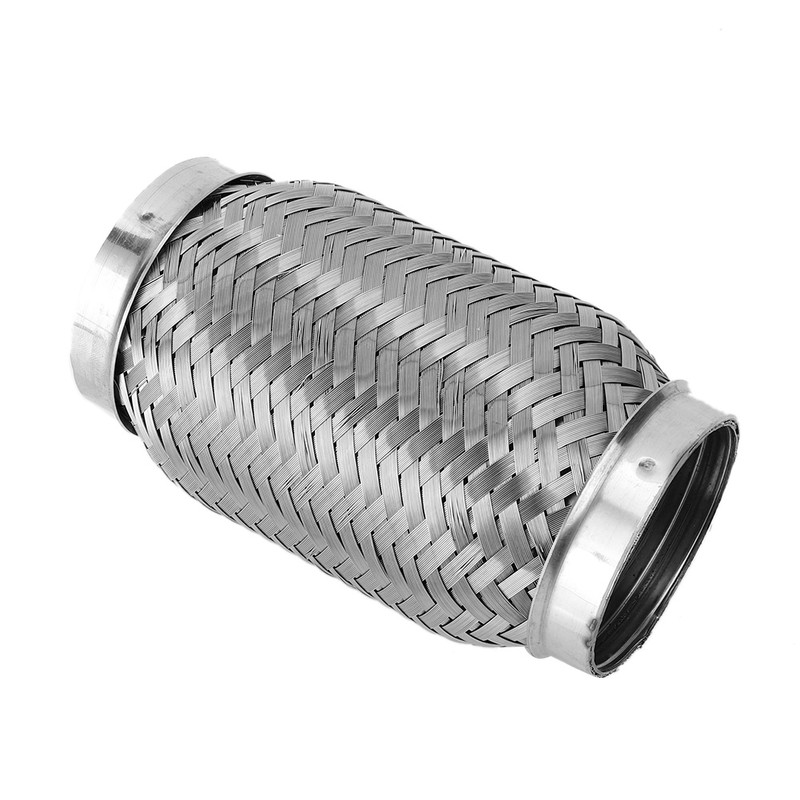 Stainless Steel Flexible Exhaust Stub Internal Corrugated Pipe 2.5in x