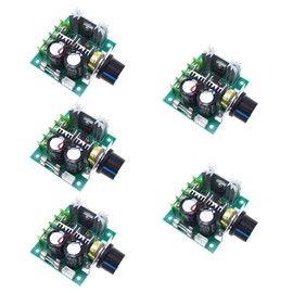 5PCS 10A 12V-40V DC Motor Speed Controller 12V 24V PWM Variable Speed Regulator Governor Switch CCMHCN with Speed Control Knob