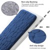 YIHOUSE Memory Foam Bath Mat Cobblestone Bathroom Rug Non Slip