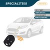 AKS KEYS Replacement for Ford Fiesta Key Fob 4 Buttons
