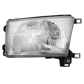 Fleetwood Bounder Diesel 2001-2002 RV Motorhome Left (Driver) Replacement Front Headlight with Bulbs