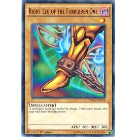YU-GI-OH! - Right Leg of The Forbidden One (YGLD-ENA18) - Yugi's Legendary Decks - 1st Edition - Ultra Rare