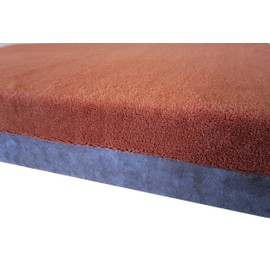 47X29 X4 Sudan Brown Orthopedic Waterproof Memory Foam Pet Pad Bed for Extra Large Dog Crate Size 48"X30" with 2 External Covers