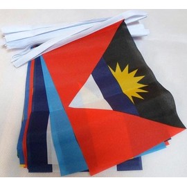 9m 30 Flag Caribbean Nations Countries Material Bunting by Flag Co
