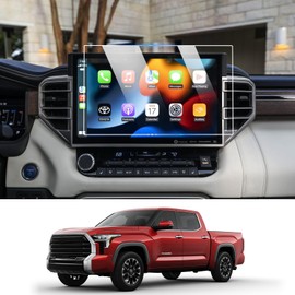 Abodvu Compatible with Toyota Tundra Screen Protector 2022-2024,Sequoia Tempered Glass Screen Protector 2023 2024,14" Tundra Touchscreen Protector High Definition 9H Hardness Anti-Fingerprint,1 PCS