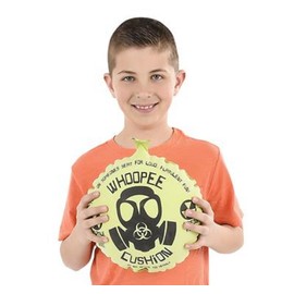 12" Mighty Whoopee Cushion, Green. 12 Pieces.