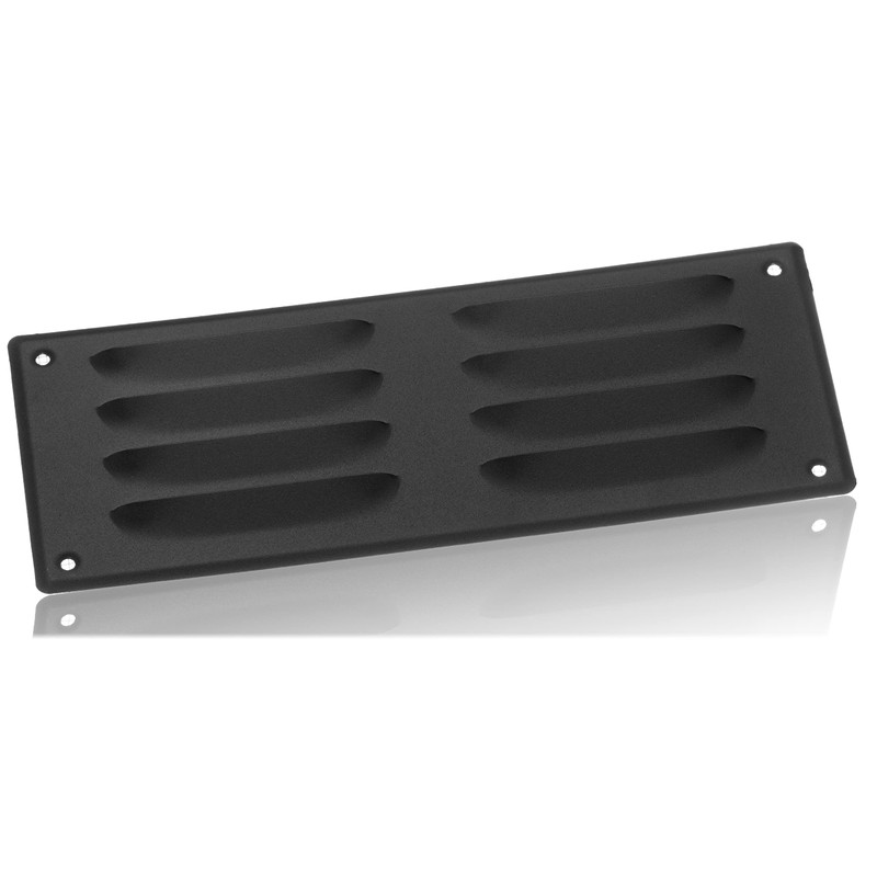 260x105mm / 10x4 inch Anthracite Metal Ventilation Grille with Flyscreen