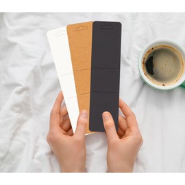 YHNTGB 99Pcs DIY Resin Bookmark Sleeves Paper Wrapping Supplies for Small Business Gift Decoration Party Favor 3 Colors