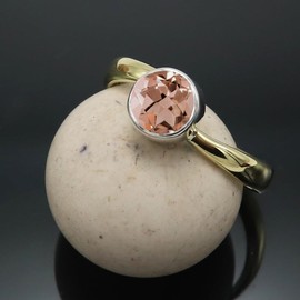 Morganit im Labor gezüchtet Edelstein Band Ring 925 Sterling Silber Ring Männer & Frauen Band Ring Alle Größen Ring Handgefertigt Schmuck TSR1091BC_20 (66 (21.0))