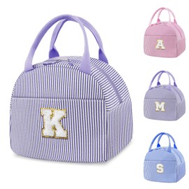 YOOLIFE Lunch Box for Women - Womens Lunch Bags for Work, Small Purple Insulated Lunchbox Bag for Teen Girls Gifts for Wife Mom Girlfriend Daughter Teen Girls Kids Lunchbox for School (Purple K)