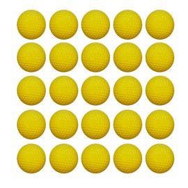 COSORO 60PCS Round Ammo - Bulk Foam Bullet Ball Replacement Refill Pack for Nerf Rival Zeus,Apollo, Khaos, Atlas, & Artemis Blasters (Yellow)