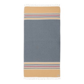 Sand Cloud Turkish Beach Towel - Sand Free - Fast Drying -100% Certified Organic Turkish Cotton Yarn - Great for Beach Bath or as a Blanket - As Seen on Shark Tank - Chains (Honey)
