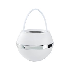 Crystal Quest Bath Ball Water Filter for Bathtub - 3-Stage Filtration, Removes Chlorine, Chloramine & Byproducts, 2,500 Gallons, BPA Free, pH Balanced Water, Fits Most Tubs, Easy Install - White