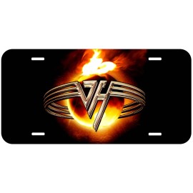 Fire Van Halen Aluminum Novelty Tag Car License Plate
