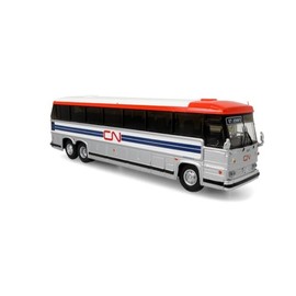 1980 MCI MC-9 Crusader II Intercity Coach Bus St. John's CN Canadian National Vintage Bus & Motorcoach Collection 1/87 (HO) Diecast Model by Iconic Replicas 87-0323