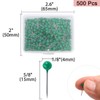 sourcing map 500pcs 1/8 Inch Map Push Pins Thumb Tacks