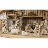FADEDA Shepherd's Carriage, Height: 10 cm, Hand-Painted, Detailed Nativity Scene