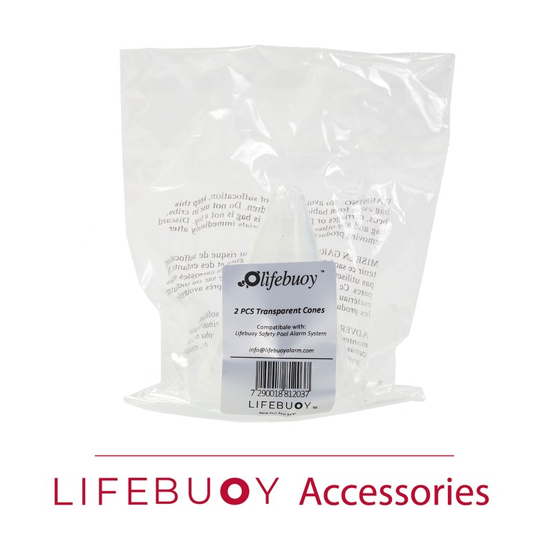 2 PCS Replacement Cone for Lifebuoy Pool Safety Alarm -