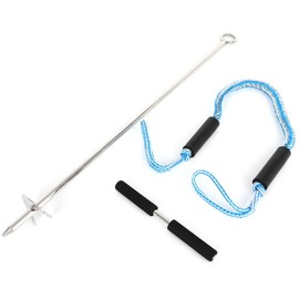 36" 316 Stainless Steel Sand Anchor Boat Screw Auger Design Ideal for Jet Ski,PWC,Floats,Pontoon,Kayak,Canoe