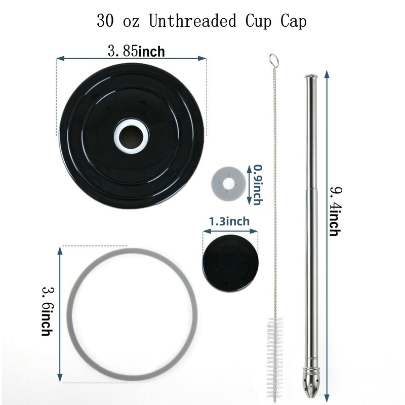 30 oz Tumbler Lid, Leak Proof Magnetic Lid, Spill Proof
