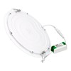 JANDEI - Downlight LED 18W Round 3000K/4200K/6000K Flat White Frosted