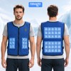 NEWGO Cooling Vest for Men& Women, 4 PCS Ice Packs