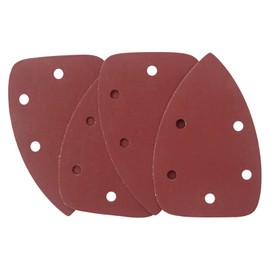 240 Grits Mouse Sanding Pads, Mouse Detail Sander Paper, Triangle Sanding Papers, 5 Holes Palm Sanding Sheets, 20 PCS