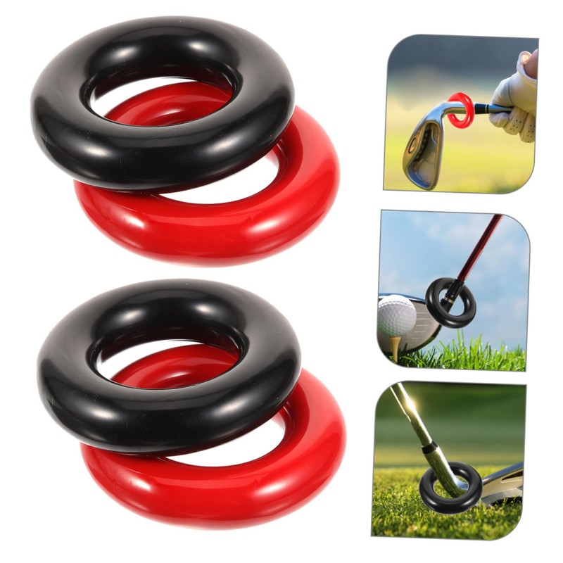 WOONEKY Golf Swing Training Tool 4pcs Golf Weighted Swing Ring