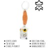 MONKIMAU Owl Zoo Figure Leather Keyring