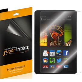 Supershieldz (3 Pack) Designed for Fire HDX 8.9 and Kindle Fire HDX 8.9 inch Screen Protector, High Definition Clear Shield (PET)