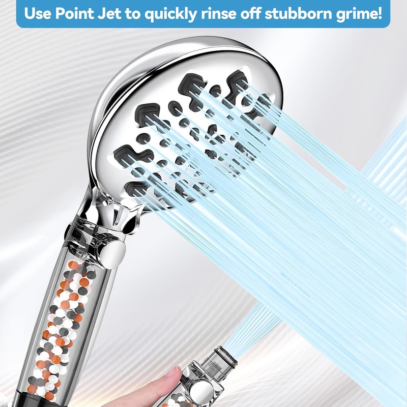 Aquadalus RV Shower head with Hose - High Pressure 10