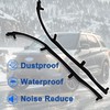 Door Weatherstrip Seal RH LH Pair Compatible with Ford Explorer