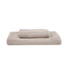 Bambury Waffle Bath Towel 80x160cm Beige