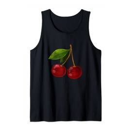 Cute Cherry Design Cherries Fruit Lover Farming Berry Tank Top