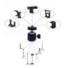 Universal 1/4" Swivel Mini Ball Head Tripod Mount, 360 Degree