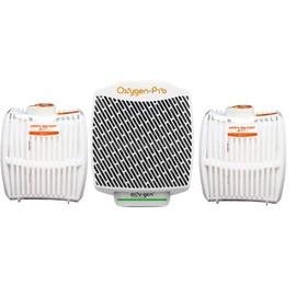 Oxygen-Pro - Grande Starter Kit - Commercial Air Freshener and Deodorizer, Wall Mounted, Battery Operated Automatic Dispenser, Odor Eliminator, and Fragrancing System (Subtle)